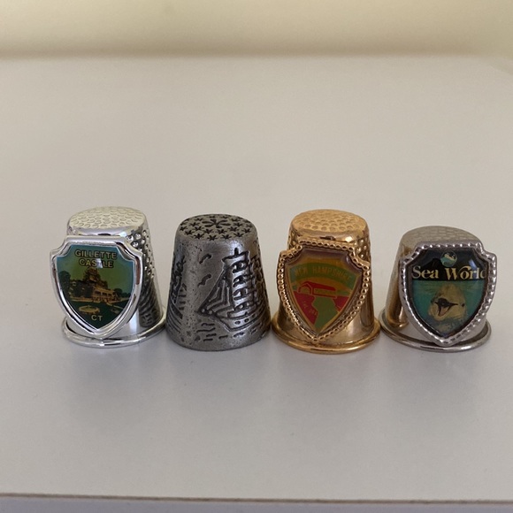 Set of 15 Thimbles US Locations - Picture 2 of 5